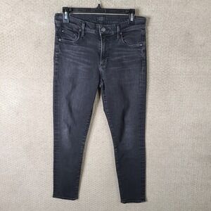 Citizens of Humanity Jeans Womens 28 Black Rocket Ankle High Rise Skinny Stretch